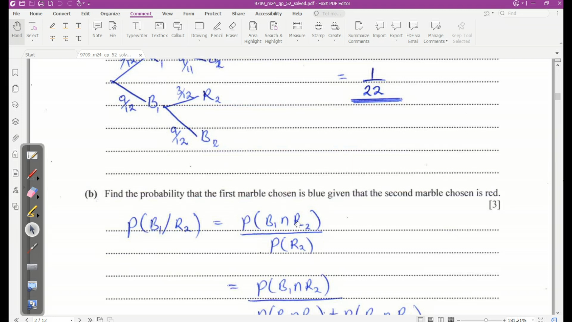 2024 AS_A LEVEL MATHEMATICS 9709 PAPER 52 Statistics 1